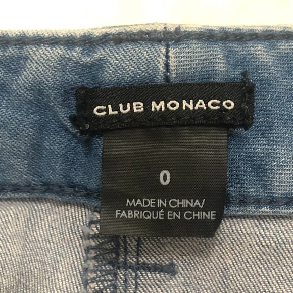 ✨HOST PICK✨Club Monaco A-Line Denim Skirt - Size 0 - Picture 4 of 9
